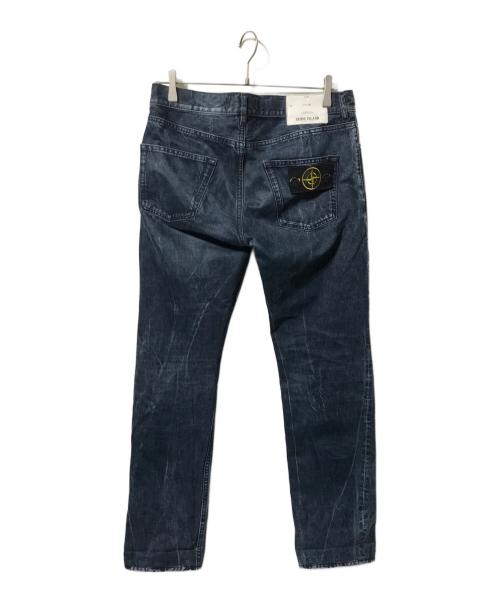 STONE ISLAND（ストーンアイランド）STONE ISLAND (ストーンアイランド) ウォッシュ加工スリムデニムパンツ/ インディゴ サイズ:W29の古着・服飾アイテム