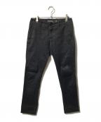 STONE ISLANDストーンアイランド）の古着「ストレッチコットンスリムパンツ」｜ブラック