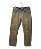 STONE ISLANDストーンアイランド）の古着「ヴィンテージ加工スリムデニムパンツ/サビ加工ジーンズ」｜インディゴ