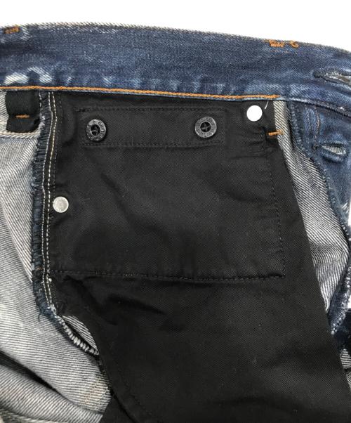 STONE ISLAND（ストーンアイランド）STONE ISLAND (ストーンアイランド) ヴィンテージ加工スリムデニムパンツ/サビ加工ジーンズ インディゴ サイズ:W29の古着・服飾アイテム