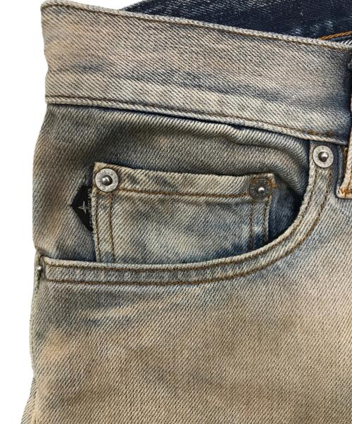 STONE ISLAND（ストーンアイランド）STONE ISLAND (ストーンアイランド) ヴィンテージ加工スリムデニムパンツ/サビ加工ジーンズ インディゴ サイズ:W29の古着・服飾アイテム