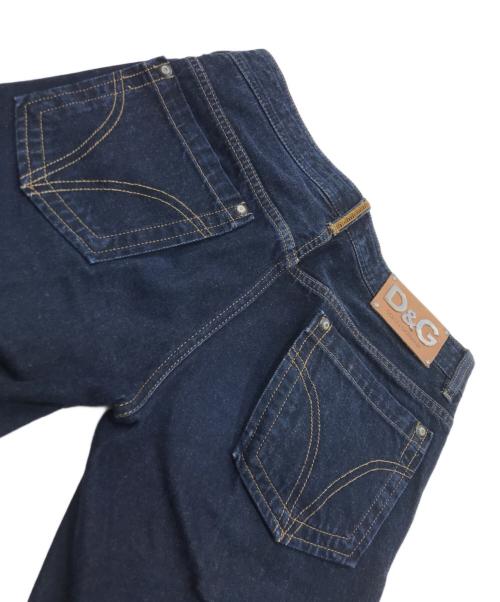 D&G DOLCE & GABBANA（ディーアンドジー ドルチェ＆ガッバーナ）D&G DOLCE & GABBANA (ディーアンドジー ドルチェ＆ガッバーナ) ポケットステッチデニムパンツ インディゴ サイズ:83.5cm　W33の古着・服飾アイテム