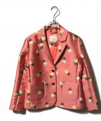 Kate Spadeケイトスペード）の古着「パイナップル柄ジャケット」｜ブラウン