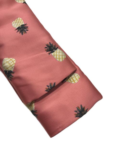 Kate Spade（ケイトスペード）Kate Spade (ケイトスペード) パイナップル柄ジャケット ブラウンの古着・服飾アイテム