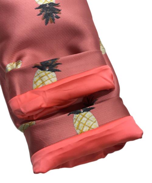 Kate Spade（ケイトスペード）Kate Spade (ケイトスペード) パイナップル柄ジャケット ブラウンの古着・服飾アイテム