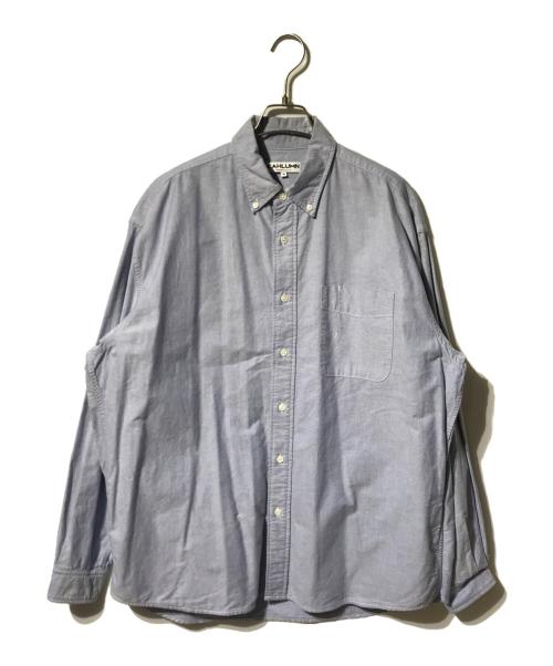 CAHLUMN（カウラム）CAHLUMN (カウラム) Magazine Pocket Oxford B.D Shirt スカイブルー サイズ:Mの古着・服飾アイテム