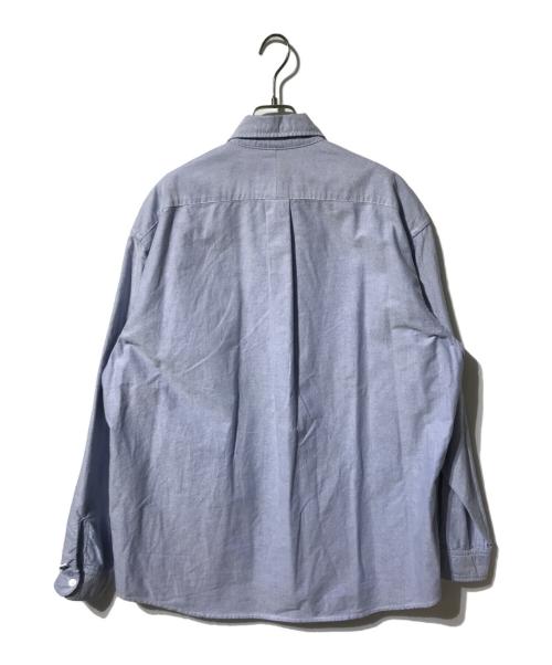 CAHLUMN（カウラム）CAHLUMN (カウラム) Magazine Pocket Oxford B.D Shirt スカイブルー サイズ:Mの古着・服飾アイテム