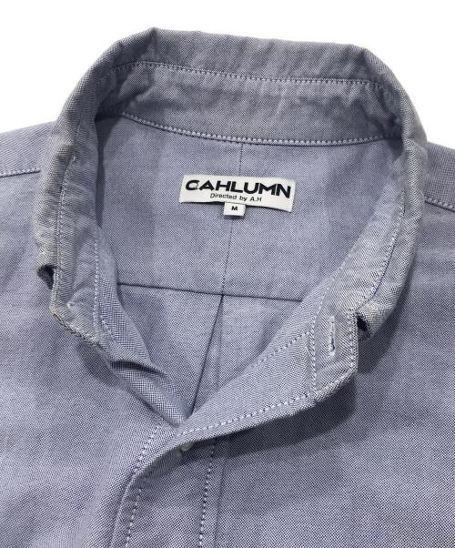 CAHLUMN（カウラム）CAHLUMN (カウラム) Magazine Pocket Oxford B.D Shirt スカイブルー サイズ:Mの古着・服飾アイテム