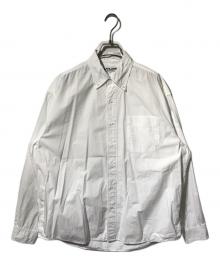 CAHLUMN（カウラム）の古着「ボタンダウンシャツ/Magazine Pocket Broadcloth B.D Shirt」｜ホワイト