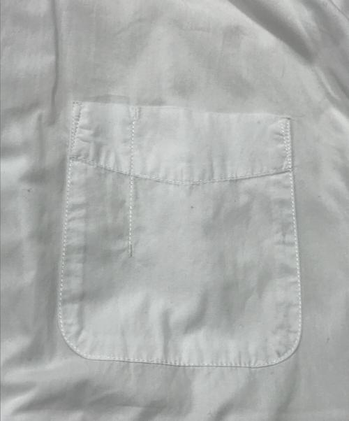 CAHLUMN（カウラム）CAHLUMN (カウラム) ボタンダウンシャツ/Magazine Pocket Broadcloth B.D Shirt ホワイト サイズ:Mの古着・服飾アイテム