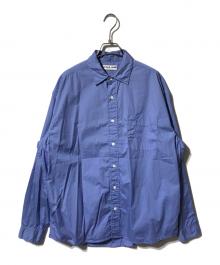 CAHLUMN（カウラム）の古着「マガジンポケットブロード シャツ/Magazine Pocket Broad Shirt」｜ブルー