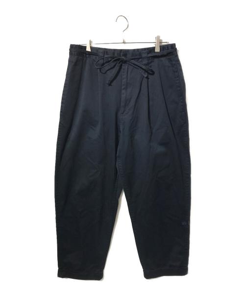 CAHLUMN（カウラム）CAHLUMN (カウラム) コットンテーパードパンツ ネイビー サイズ:SZIE Mの古着・服飾アイテム