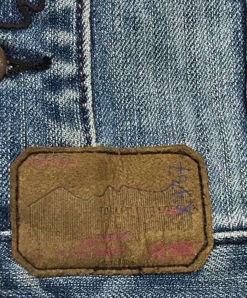 DIESEL（ディーゼル）DIESEL (ディーゼル) 刺繍デニムジャケット/ インディゴ サイズ:Sの古着・服飾アイテム