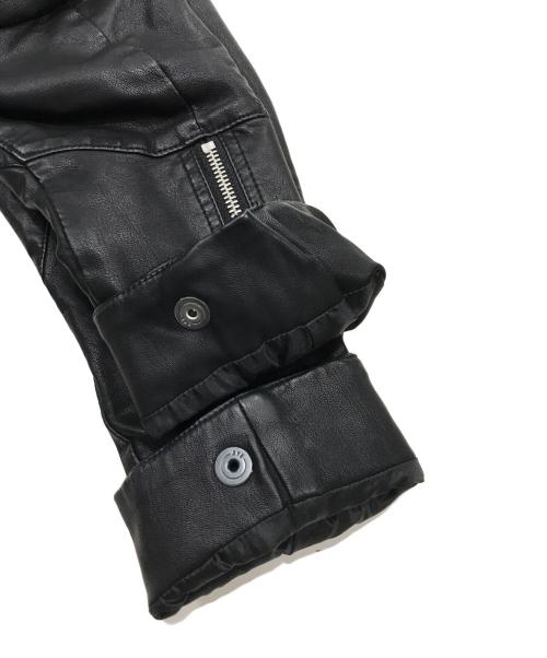 G-STAR RAW（ジースターロゥ）G-STAR RAW (ジースターロゥ) エコレザージャケット/エコレザーブルゾン ブラック サイズ:XSの古着・服飾アイテム