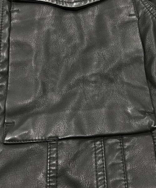 G-STAR RAW（ジースターロゥ）G-STAR RAW (ジースターロゥ) エコレザージャケット/エコレザーブルゾン ブラック サイズ:XSの古着・服飾アイテム