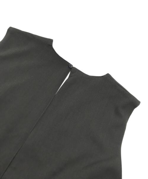 Louren（ローレン）louren (ローレン) vneck wide combinaison／Ｖネックサロペット グレー サイズ:Sの古着・服飾アイテム