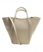 LORISTELLAロリステッラ）の古着「2WAYレザーショルダーバッグ」｜アイボリー