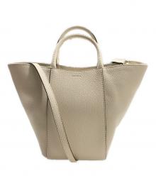 LORISTELLA（ロリステッラ）の古着「2WAYレザーショルダーバッグ」｜アイボリー