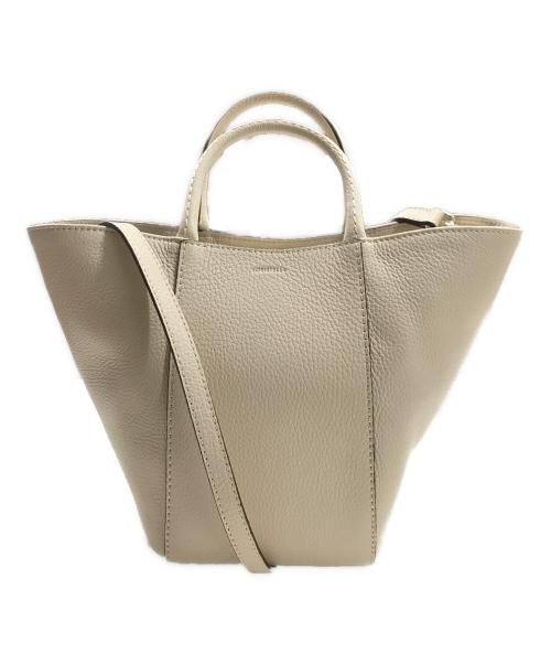 LORISTELLA（ロリステッラ）LORISTELLA (ロリステッラ) 2WAYレザーショルダーバッグ アイボリーの古着・服飾アイテム