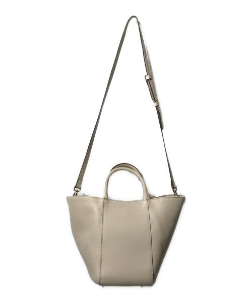 LORISTELLA（ロリステッラ）LORISTELLA (ロリステッラ) 2WAYレザーショルダーバッグ アイボリーの古着・服飾アイテム