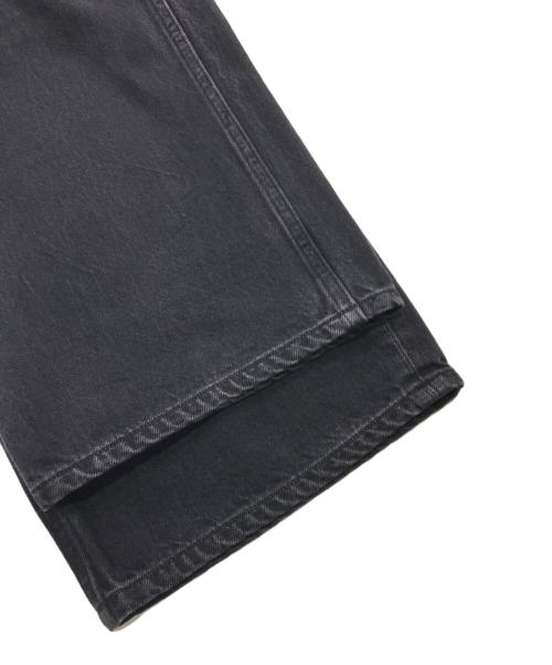 soe ready to wear（ソーイレディトゥウェア）SOE READY TO WEAR (ソーイレディトゥウェア) Half&Half Regular Jeans／デニムパンツ ブラック サイズ:2の古着・服飾アイテム