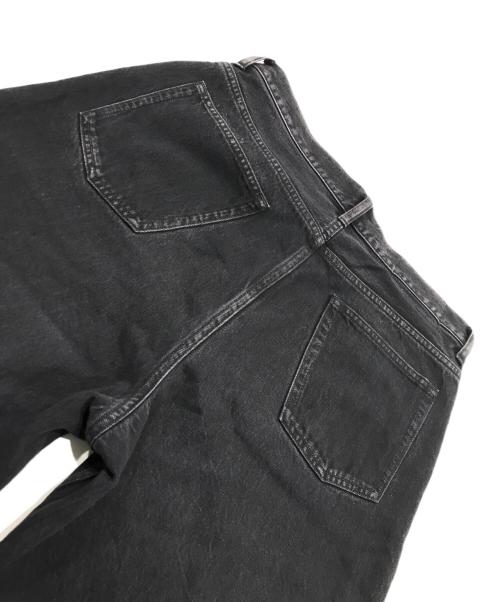 soe ready to wear（ソーイレディトゥウェア）SOE READY TO WEAR (ソーイレディトゥウェア) Half&Half Regular Jeans／デニムパンツ ブラック サイズ:2の古着・服飾アイテム