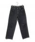 SOE READY TO WEAR（ソーイレディトゥウェア）の古着「Half&Half Regular Jeans／デニムパンツ」｜ブラック