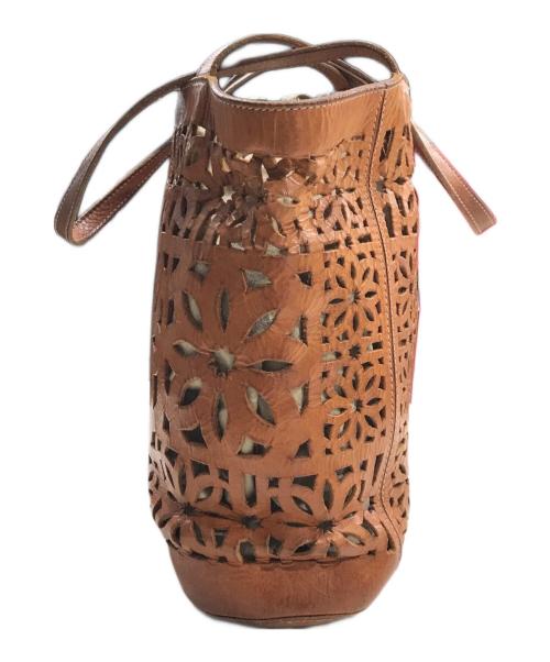 genten（ゲンテン）genten (ゲンテン) トートバッグ/バッグインバッグ ブラウンの古着・服飾アイテム