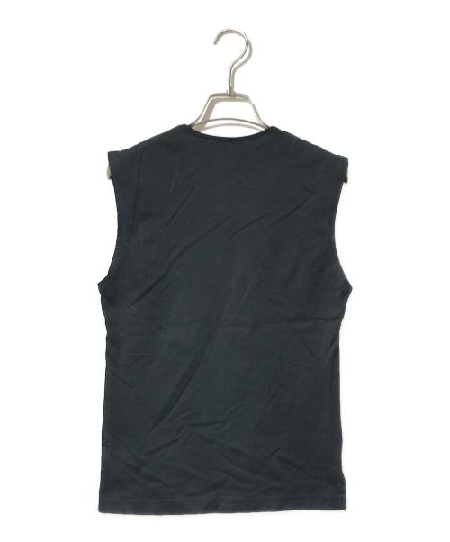 Vivienne Westwood RED LABEL（ヴィヴィアンウエストウッドレッドレーベル）Vivienne Westwood RED LABEL (ヴィヴィアンウエストウッドレッドレーベル) チェーンプリントカットソー/ノースリーブカットソー ブラック サイズ:2の古着・服飾アイテム
