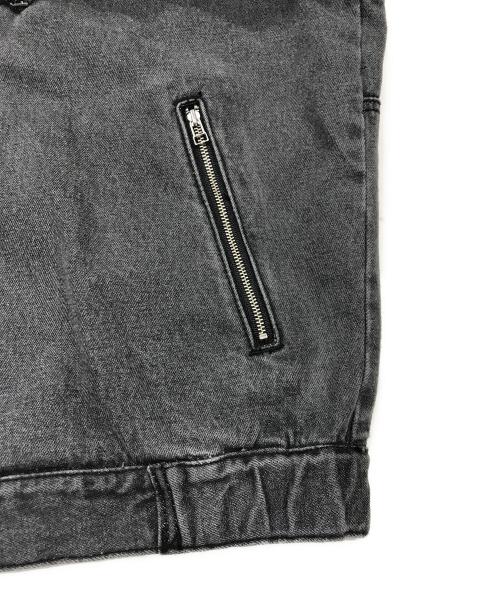 JUN RED（ジュン レッド）JUN RED (ジュン レッド) デニムバイカー ZIP ブルゾン/ジップデニムジャケット グレー サイズ:Sの古着・服飾アイテム