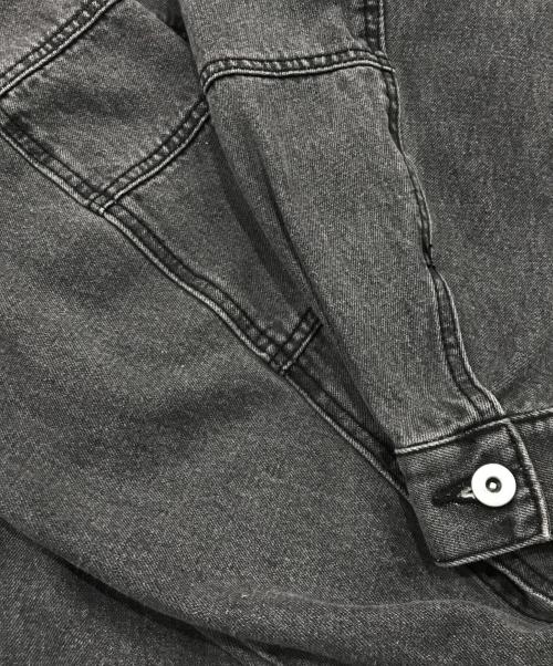 JUN RED（ジュン レッド）JUN RED (ジュン レッド) デニムバイカー ZIP ブルゾン/ジップデニムジャケット グレー サイズ:Sの古着・服飾アイテム