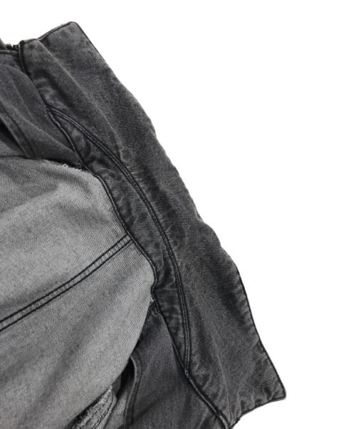 JUN RED（ジュン レッド）JUN RED (ジュン レッド) デニムバイカー ZIP ブルゾン/ジップデニムジャケット グレー サイズ:Sの古着・服飾アイテム