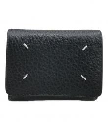 Maison Margiela（メゾンマルジェラ）の古着「4ステッチ 三つ折り ウォレット/三つ折り財布」｜ブラック