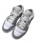 NIKEナイキ）の古着「Air Jordan 1 Low "Wolf Grey"／ローカットスニーカー」｜グレー
