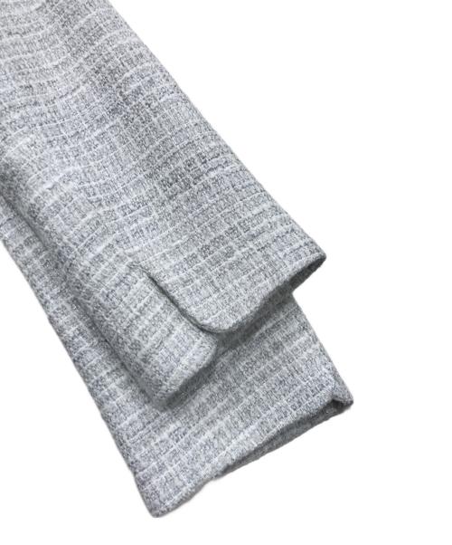 KUMIKYOKU（クミキョク）KUMIKYOKU (クミキョク) ツイードワンピースセットアップスーツ ライトグレー サイズ:2の古着・服飾アイテム