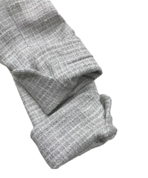 KUMIKYOKU（クミキョク）KUMIKYOKU (クミキョク) ツイードワンピースセットアップスーツ ライトグレー サイズ:2の古着・服飾アイテム