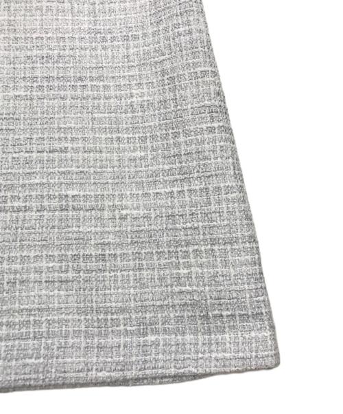 KUMIKYOKU（クミキョク）KUMIKYOKU (クミキョク) ツイードワンピースセットアップスーツ ライトグレー サイズ:2の古着・服飾アイテム