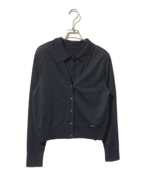 FOXEY（フォクシー）FOXEY (フォクシー) アンサンブルカーディガン ネイビー サイズ:40の古着・服飾アイテム