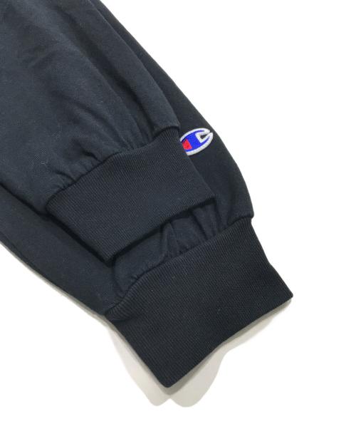 V.A. TOKYO（ヴイエー トウキョウ）V.A. TOKYO (ヴイエー トウキョウ) Champion (チャンピオン) コラボロングスリーブカットソー ブラック サイズ:Lの古着・服飾アイテム