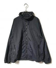 The Ennoy Professional（ザ エンノイ プロフェッショナル）の古着「ロゴ刺繍ナイロンジャケット」｜ネイビー