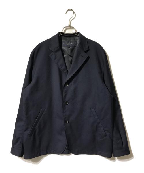 COMME des GARCONS HOMME（コムデギャルソン オム）COMME des GARCONS HOMME (コムデギャルソン オム) ウールトロ 3B ジャケット ネイビー サイズ:Mの古着・服飾アイテム