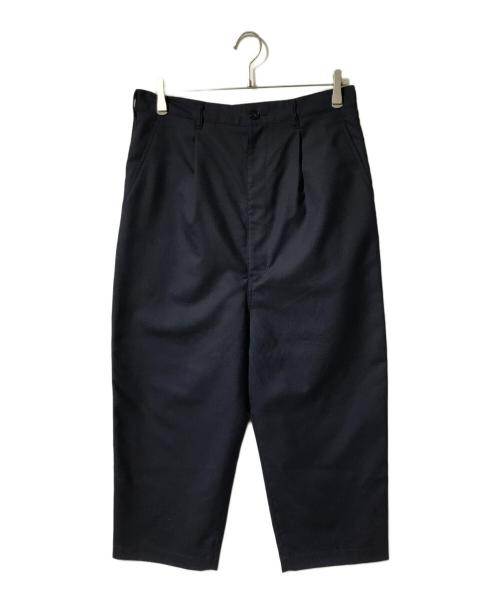 COMME des GARCONS HOMME（コムデギャルソン オム）COMME des GARCONS HOMME (コムデギャルソン オム) ウールポプリン パンツ ネイビー サイズ:Sの古着・服飾アイテム
