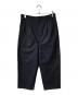 COMME des GARCONS HOMME（コムデギャルソン オム）の古着「ウールポプリン パンツ」｜ネイビー
