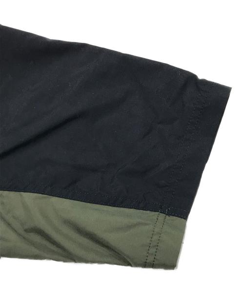 THE NORTH FACE（ザ ノース フェイス）THE NORTH FACE (ザ ノース フェイス) ショートスリーブヌプシシャツ/S/S Nuptse Shirt ブラック×オリーブ（ニュートープ） サイズ:Sの古着・服飾アイテム