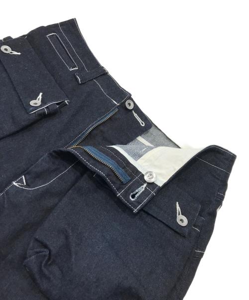 NATAL DESIGN（ネイタルデザイン）NATAL DESIGN (ネイタルデザイン) サルエルフラップデニムパンツ/インディゴデニム インディゴ サイズ:w32の古着・服飾アイテム