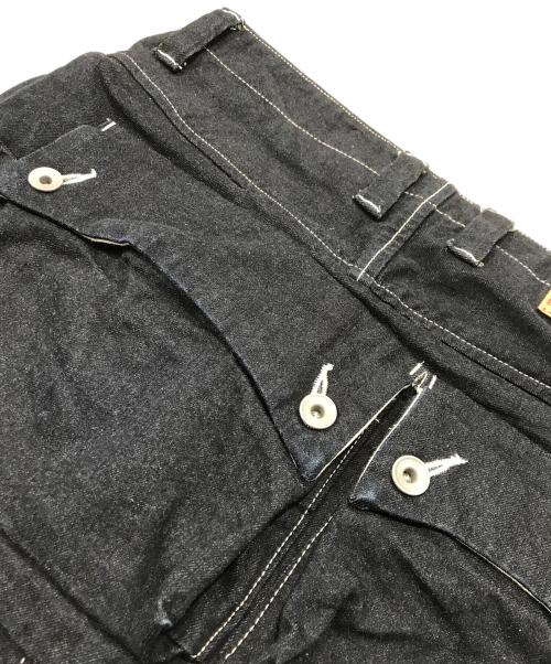 NATAL DESIGN（ネイタルデザイン）NATAL DESIGN (ネイタルデザイン) サルエルフラップデニムパンツ/インディゴデニム インディゴ サイズ:w32の古着・服飾アイテム