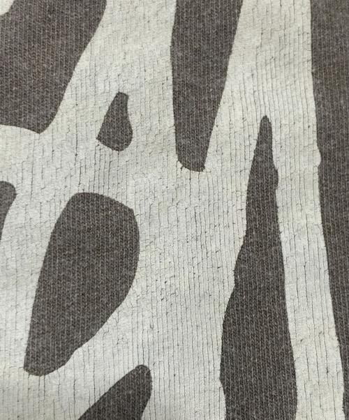 stussy（ステューシー）stussy (ステューシー) 両面プリントロングスリーブカットソー/クルーネックカットソー ブラウン サイズ:Lの古着・服飾アイテム