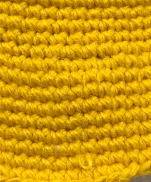 stussy（ステューシー）stussy (ステューシー) BUCKET HAT SWIRLY S KNIT／ニットハット オレンジの古着・服飾アイテム