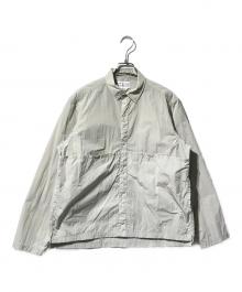 ENDS and MEANS（エンズアンド ミーンズ）の古着「ライトシャツジャケット／ナイロンジャケット」｜ベージュ