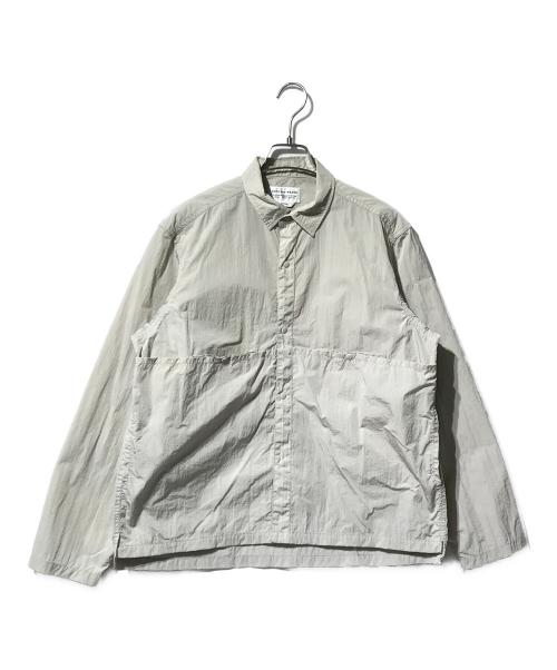 ENDS and MEANS（エンズアンド ミーンズ）ENDS AND MEANS (エンズアンド ミーンズ) ライトシャツジャケット／ナイロンジャケット ベージュ サイズ:Mの古着・服飾アイテム